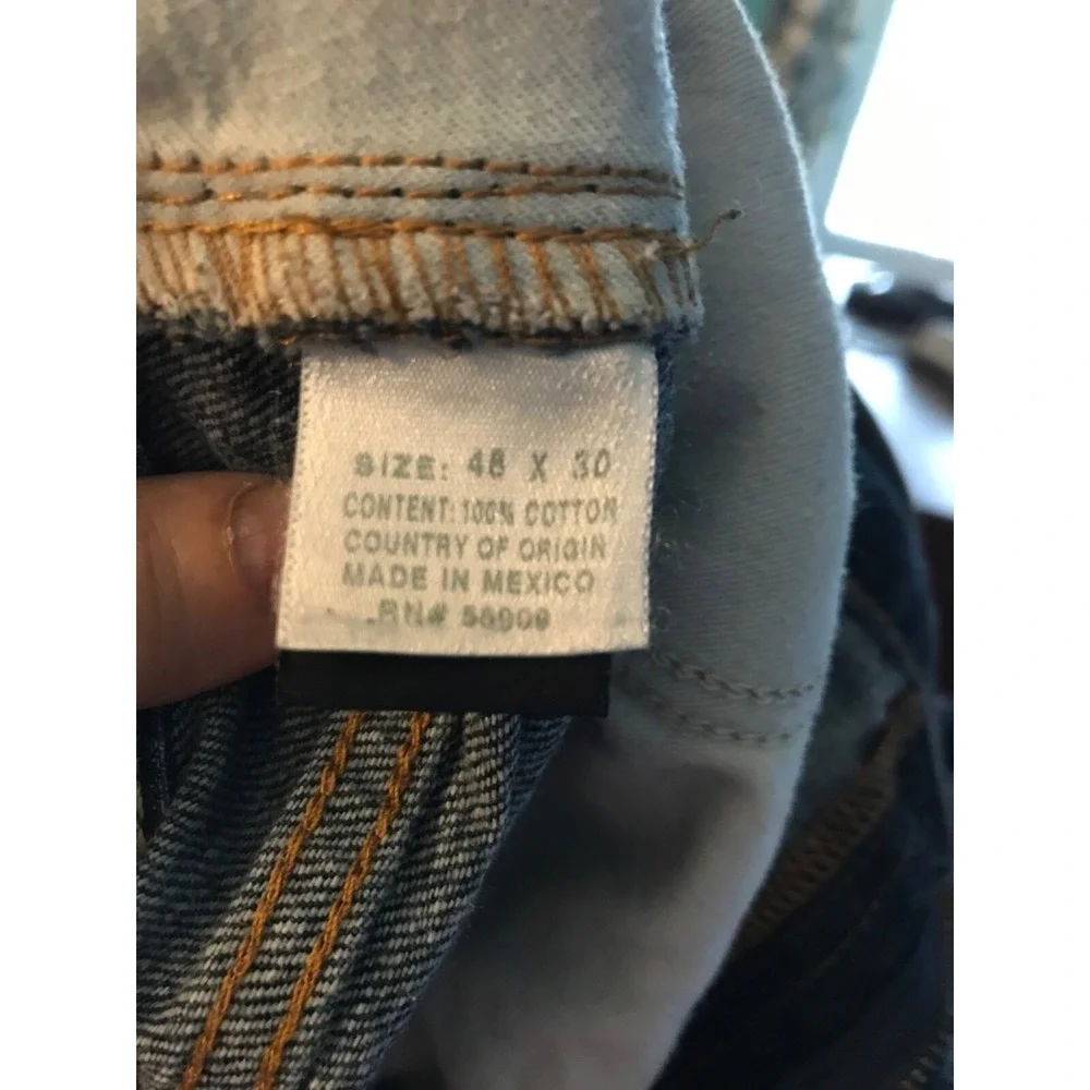 Cremieux Jeans Mens 48x30 TAG / 50x21 Actual Altered Short Inseam Relaxed Fit - Picture 4 of 7